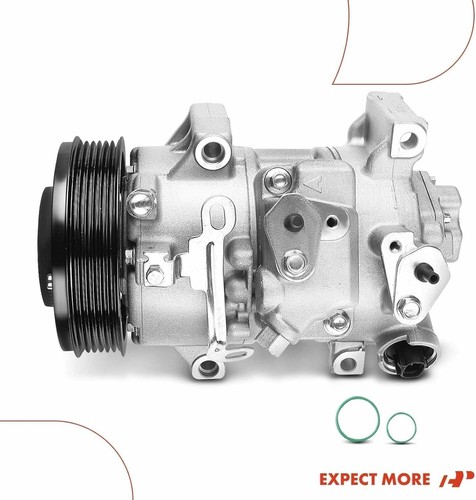 Air Conditioner AC Compressor with Clutch for Toyota Corolla 2009-2010, Matrix - Picture 7 of 9