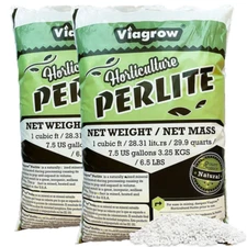 Perlite White Planting Soil Organic Additive Growing Medium 59.8qt/2-1cu ft Bags
