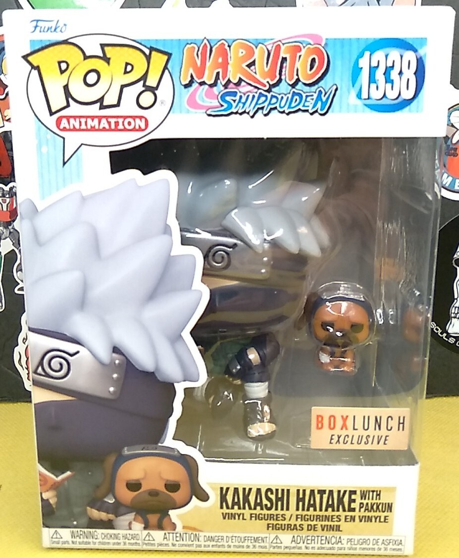 Funko Pop! Anime Naruto Shippuden Kakashi Hatake with Pakkun #1338