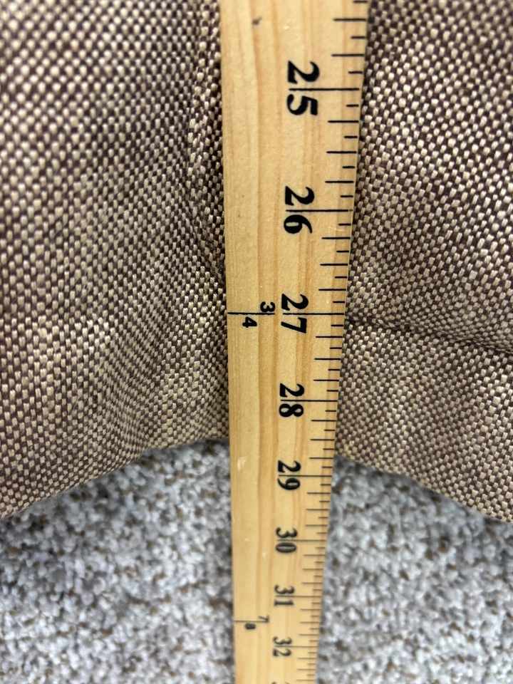 Chaqueta Blazer Orvis Marrón Con Botones 3 Bolsillos Rayón Mezcla Lino Para Mujer Talla 6 Foto 4 de 4