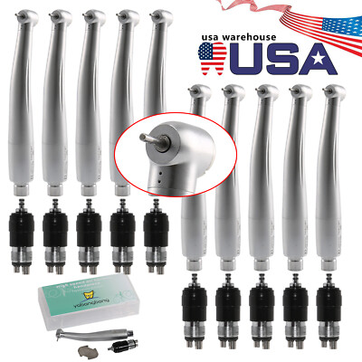 1-10Pcs Dental High Speed Handpiece Standard Head 4Hole Quick Coupler Fit NSK Dr