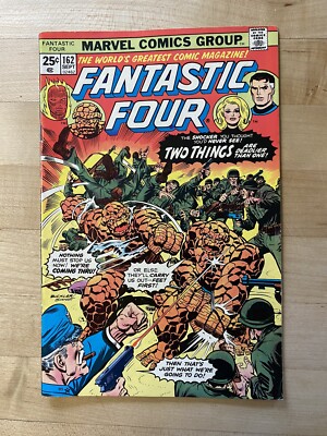 FANTASTIC FOUR #162 - TWO THINGS! MARVEL COMICS, REED RICHARDS, I COMBINE SHIPPN