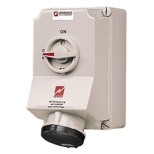 Caja de pared Mennekes 5957A DUO 63A 4p 7h 500V IP44