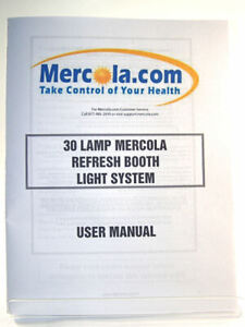 Mercola 30 Lamp Refresh Booth 30 Blubs Tanning Bed User Manual | eBay