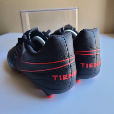 Nike Tiempo Legend 8 Club Soccer Cleats AT6107-060 Black/Red  display picture 3