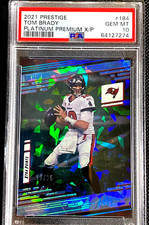 SP 11/25 PSA 10 GEM MINT 2021 TOM BRADY PRESTIGE PLATINUM PREMIUM X/P #184 S99