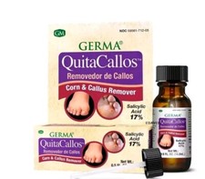 Germa Quita Callos Corn and Callus Remover 0.5oz Bottle with applicator