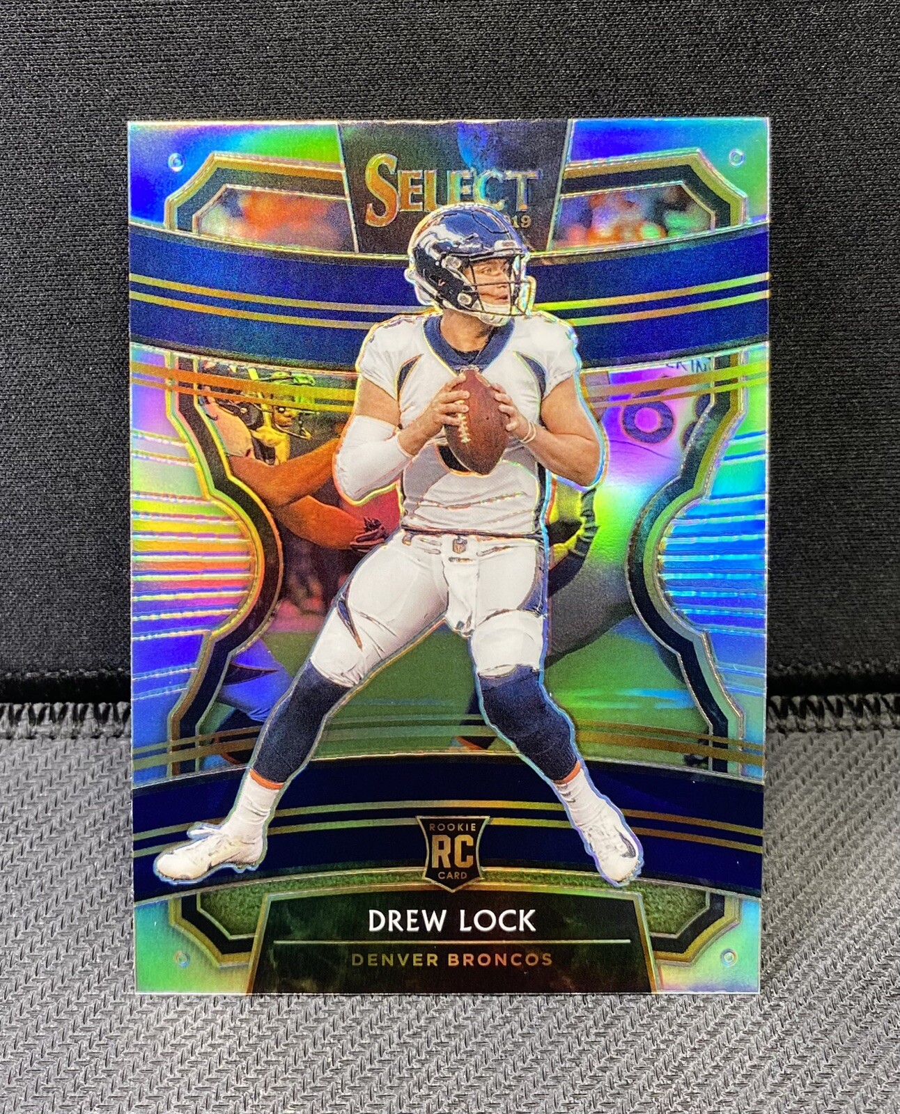 Drew Lock 2019 Panini Select Concourse Silver Prizm Rookie Rc #21 Broncos Giants