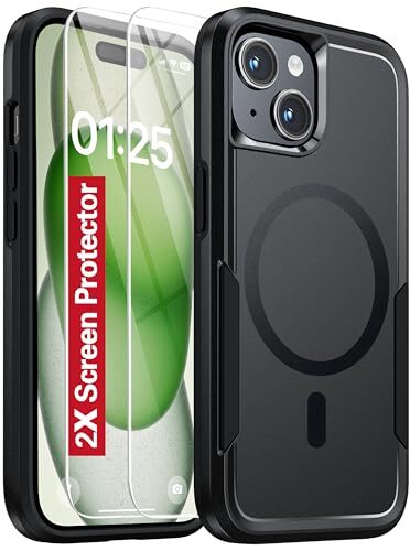 Oterkin Magnetic for iPhone 15 Case Compatible with MagSafeStrong N52 Magnets...-image