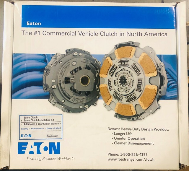 EATON FULLER 10839174AM HD NEW CLUTCH, EZ PEDAL, MANUAL ADJUST 15.5"X