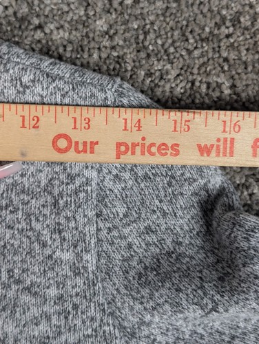 Patagonia Better Sweater Coat Girls Size XL 14 Birch White Gray W Pockets Teen - Picture 23 of 24