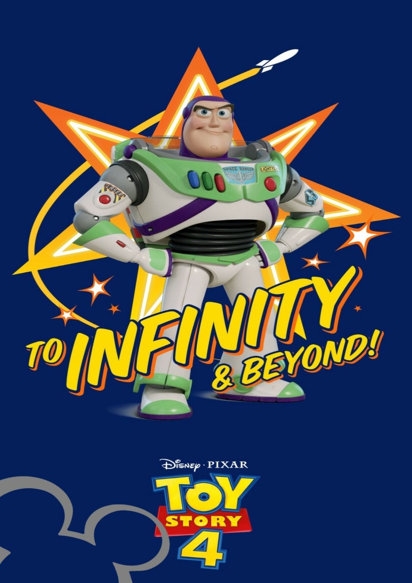 Disney toy story 4 Buzz art print A4, poster, picture, nursery