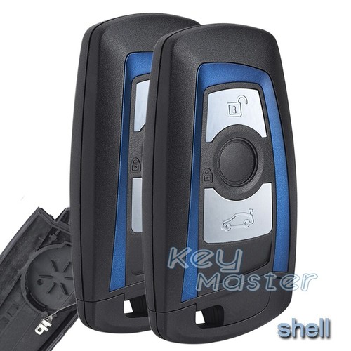 2x Smart Remote Key Shell Case for BMW FEM/ BDC CAS4 CAS4+ X5 X6 2011-2019