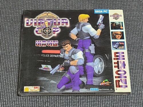 Sega Virtua Cop PC Retro CD Game SKC Softland Korean Version for Windows