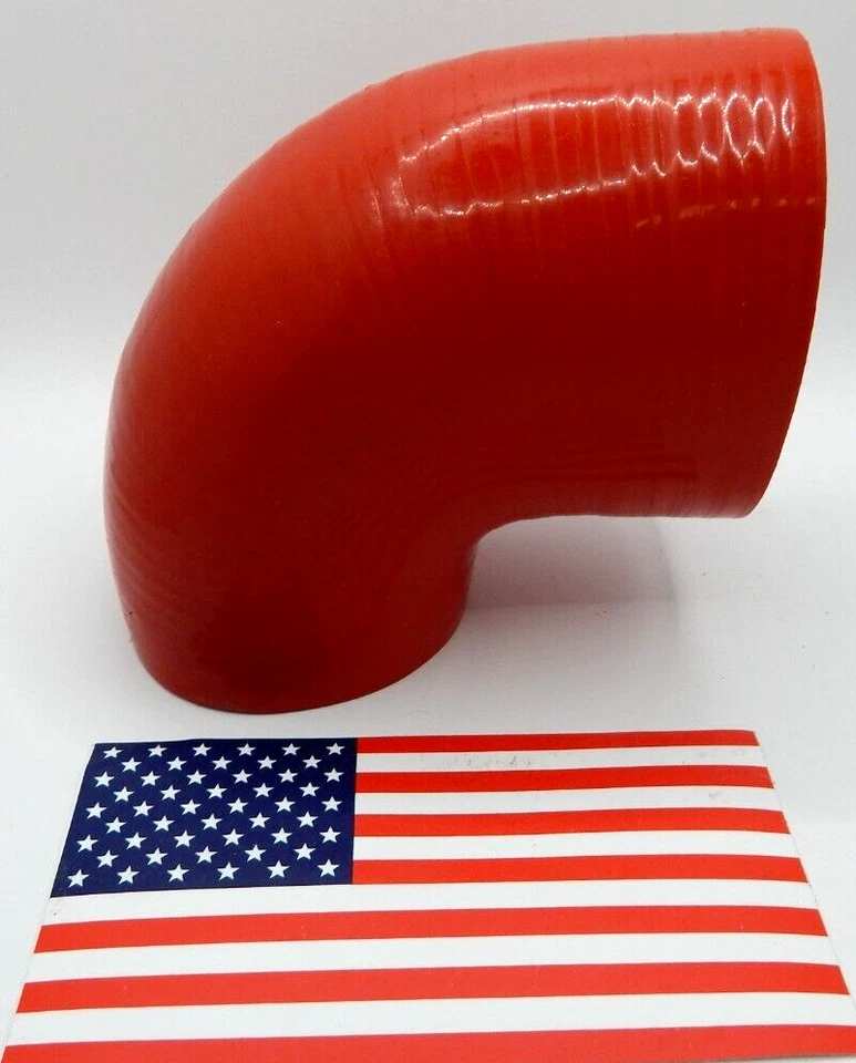 3.5" 89mm 90 Deg Tube Coupler Hi Press Hi Temp Hi Press 4 Layer CAI Intercooler - Image 4 of 4