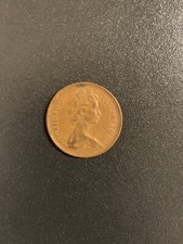 1971 2 New Pence Coin Queen ELIZABETH II D.G. REG. F.D.  Rare Low Mintage Coin