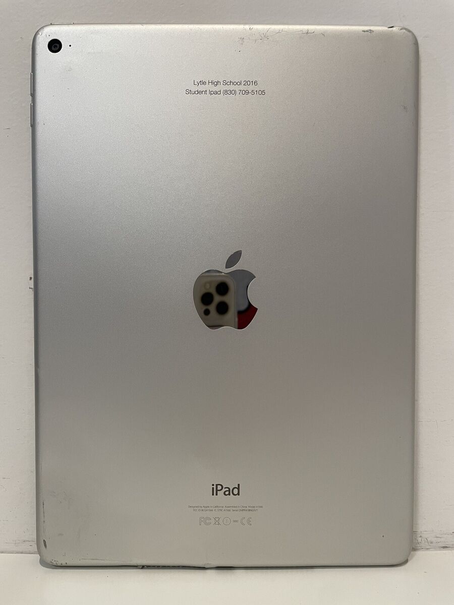 Apple iPad Air 2 16GB, Wi-Fi, 9.7in - Silver & Black - Back 