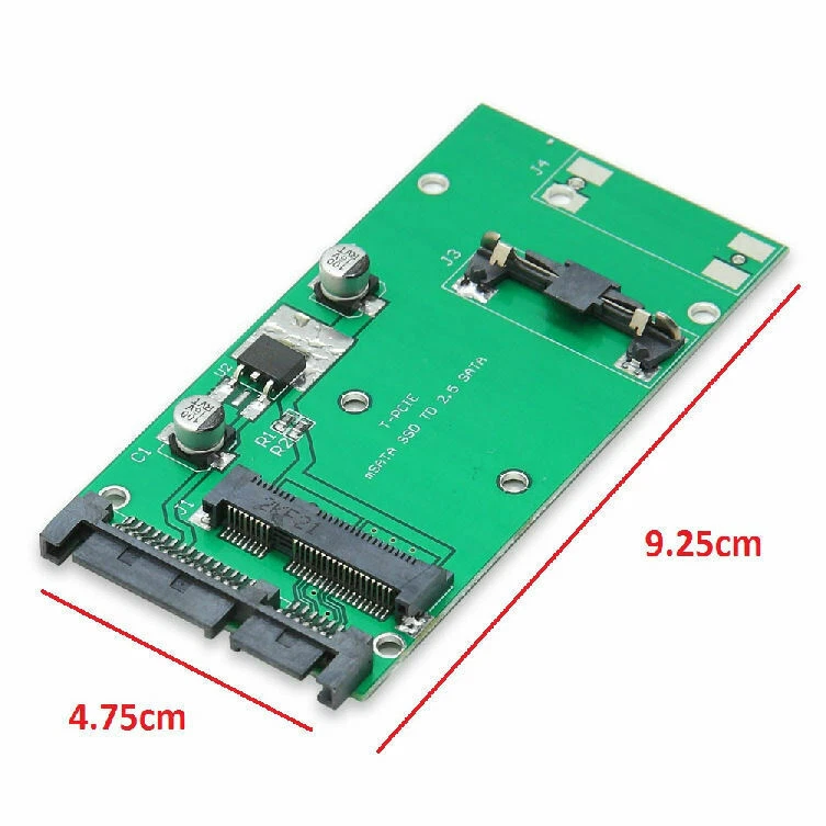 SYBA SI-ADA40066 50mm micro SATA SSD to 2.5inch SATA Converter Adapter - Image 2 of 3