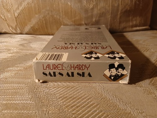Laurel & Hardy Classic Collection VHS Saps At Sea Black & White 1991 Vintage VTG - Picture 7 of 8
