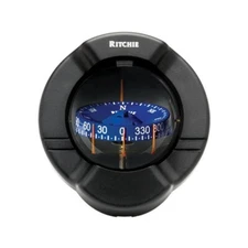 Ritchie Compass, Bulkhead, 3.75" Combi, Black SS-PR2