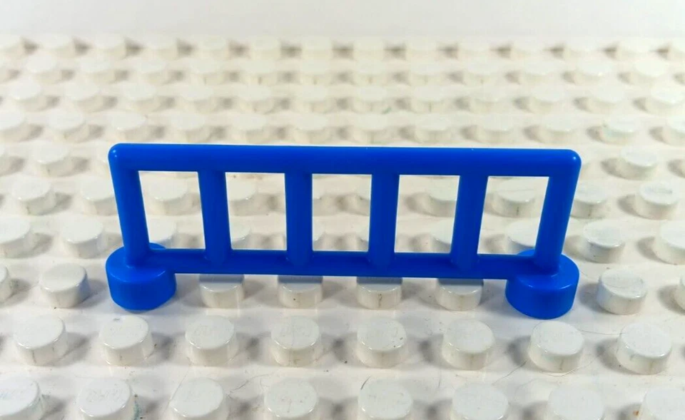 Lego Duplo Artículo Valla Barandilla (6 Postes) (1) Azul Foto 2 de 2