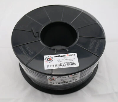 GOTHAMCABLE 1,00 m Gotham swiss cable GAC-1 Ultra pro unbalanced Audiokabel 10012 schwarz