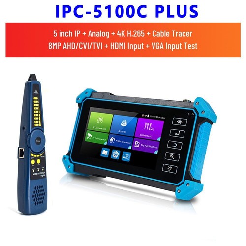 IP Camera CCTV Tester Security Network Cable Analog POE HDMI Tester Wifi Monitor - Picture 16 of 29
