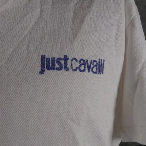 NWT AUTHENTIC JUST CAVALLI BEACHWEAR SHORT SLEEVE WHITE Men's SIZE 2XL 60616.2 - Picture 3 of 3
