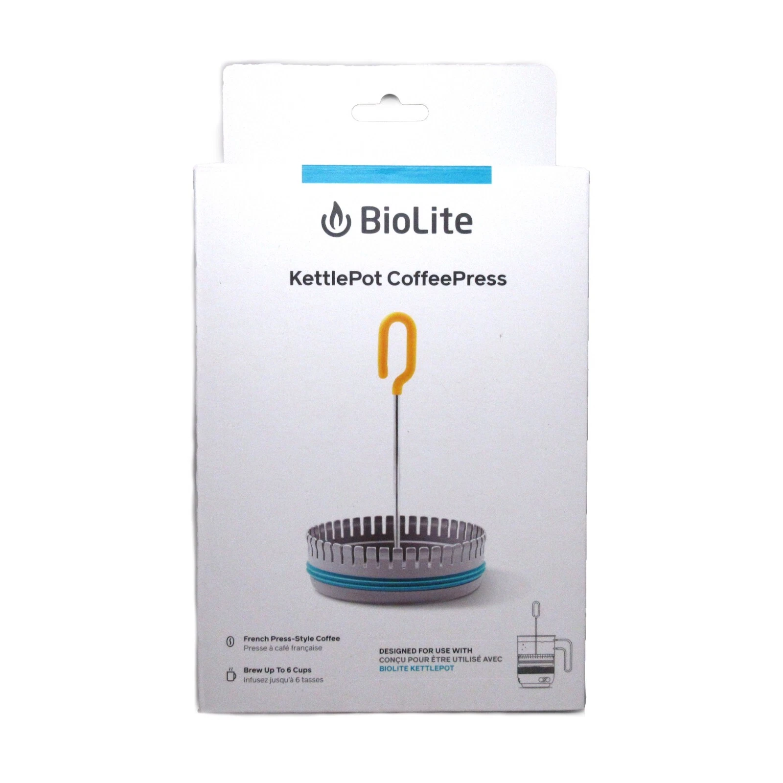 BioLite CoffeePress FILTER INSERT Attachment for KettlePot Travel Coffee Pot