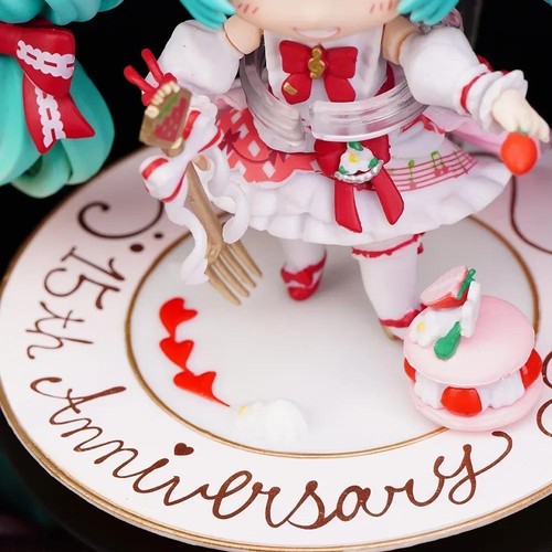 11cm Hatsune Miku Anime Figur 15th Anniversary #1939 Ob11 Strawberry Cake Boxed - Bild 10 von 18