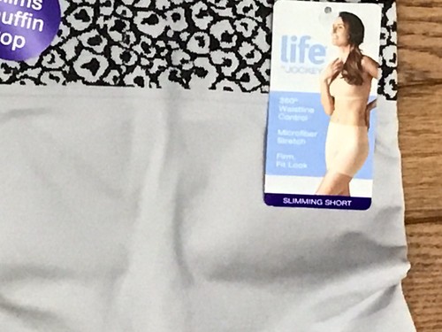 New Life by Jockey Slimming Short Seamfree Shapewear Gray Large Slipshort (C45-8 - Picture 4 of 8