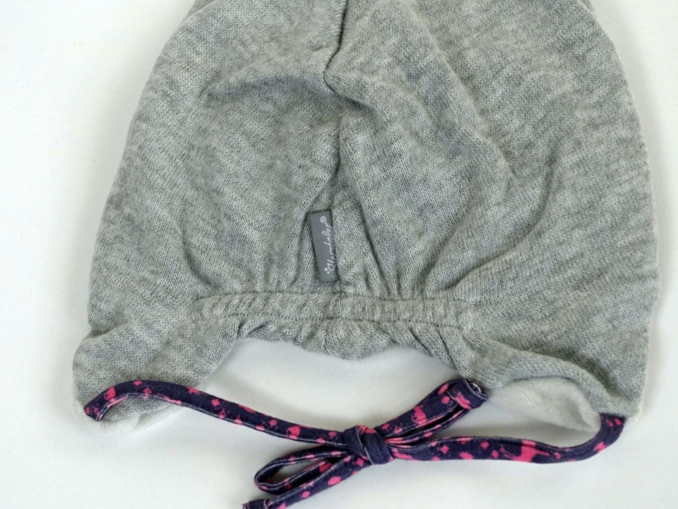 MAXIMO Strickmütze BABY-Mütze, Pünktchen Minipompon, Teddyfutter Made in Germany