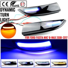 Indicador de espejo retrovisor lateral luces de giro dinámicas para coche Ford Fiesta B-Max
