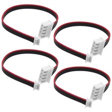 4-Pcs JST-XH 3S Balance Plug to JST 1.25mm 4-Pin Cable for Balance Charger