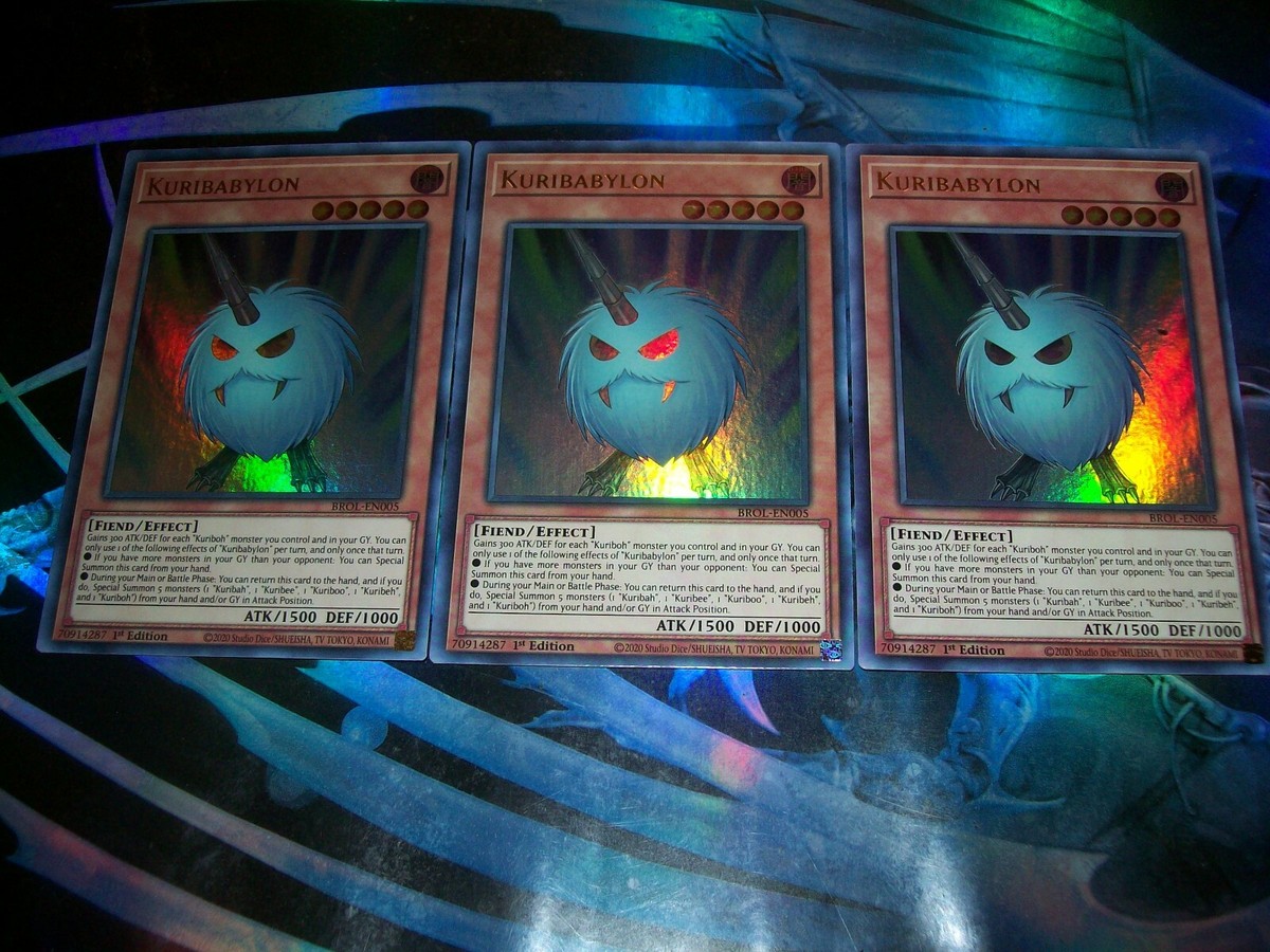 kuribabylon yugioh card YU-GI-OH! Astral Kuriboh - BROL-EN061 - Secret Rare During your Main or Battle Phase (Quick Effect) BRUH. | Kuribabylon DECK 2021