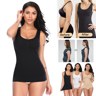 Modellatore Body Gilet Dimagrante Donna Senza Cuciture - Body Shaper Overbust, Controllo Pancia, Per Feste E Sport Corpetto Modellante Nylon