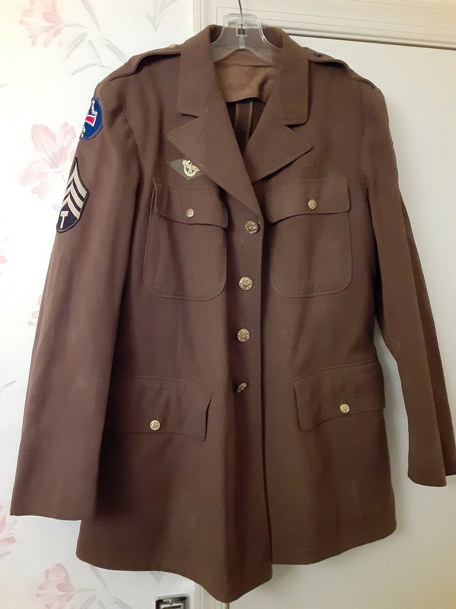 Original WW2 WWII US Amphibious Force M-1937 Service Class A Wool