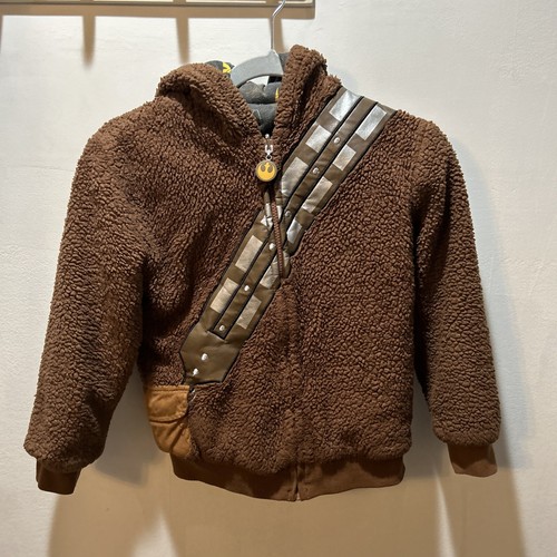 Star Wars Chewbacca Reversible Hoodie Jacket Size 7 / 8 - Picture 3 of 12