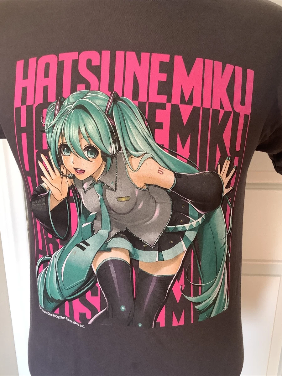 Hatsune Miku T-Shirt Size Medium Crypton Future Media Inc FREE