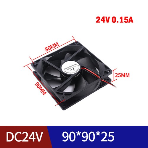 DC Brushless Computer Silent Cooling Fan 5V 12V 24V - 40/50/60/70/80/90/120mm - Afbeelding 18 van 20