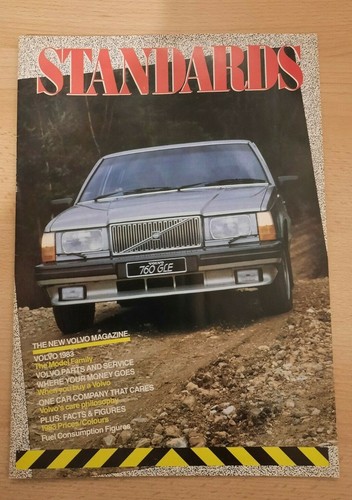 1983 VOLVO car sales brochure. "Standards" magazine. UK auto literature catalog - Picture 11 of 11