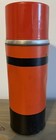 Vintage Aladdin Economy Red & Black Stripe Metal Quart Size Thermos — photo 6