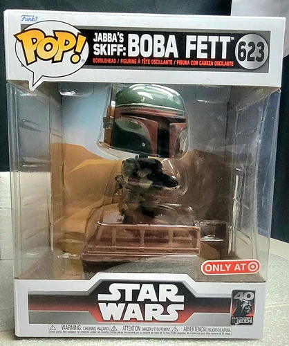 Funko POP! Deluxe: Star Wars BOBA FETT Jabba's Skiff  #623 Target Exclusive 2023