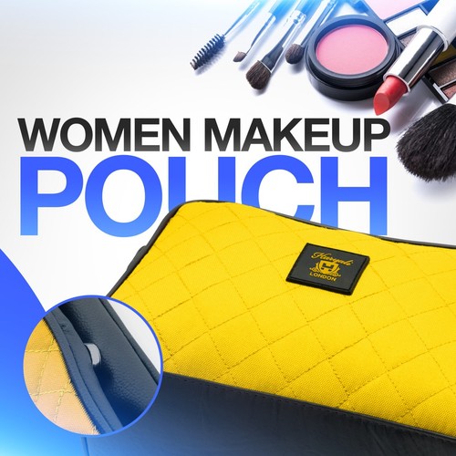Kit de afeitado de maquillaje cosmético accesorios de maquillaje bolsa con cremallera - Imagen 5 de 8