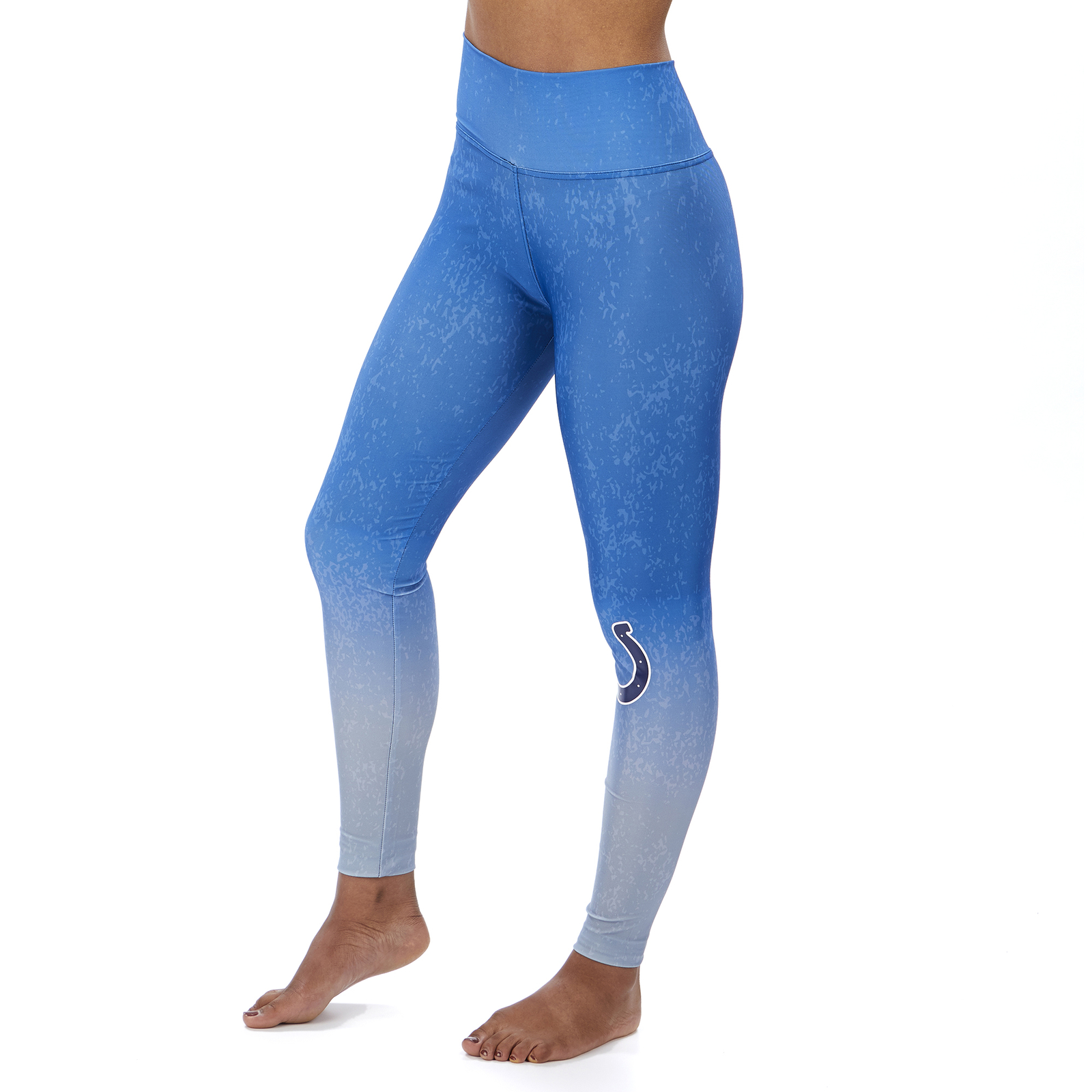 Обтягивающие градиентные леггинсы Zubaz NFL Womens Indianapolis Colts