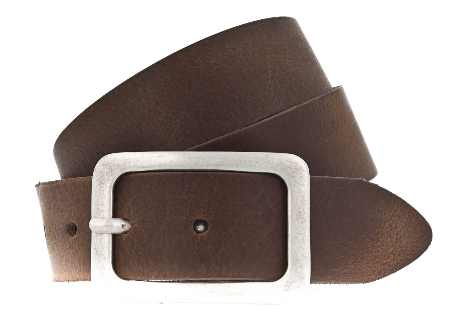 Vanzetti 35mm Full Leather Belt W105 Mid Brown