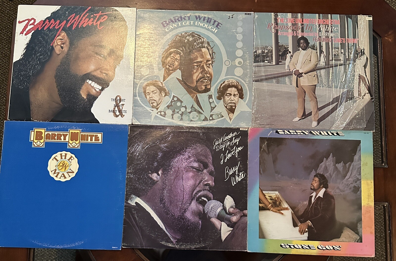 Barry White Vinyl Records Collection Original Pressings for Sale-image