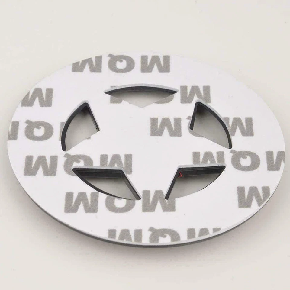 TRES- TEXAS STAR EDITION 3" EMBLEMAS BLANCO/NEGRO PALO UNIVERSAL para TACOMA Foto 2 de 3