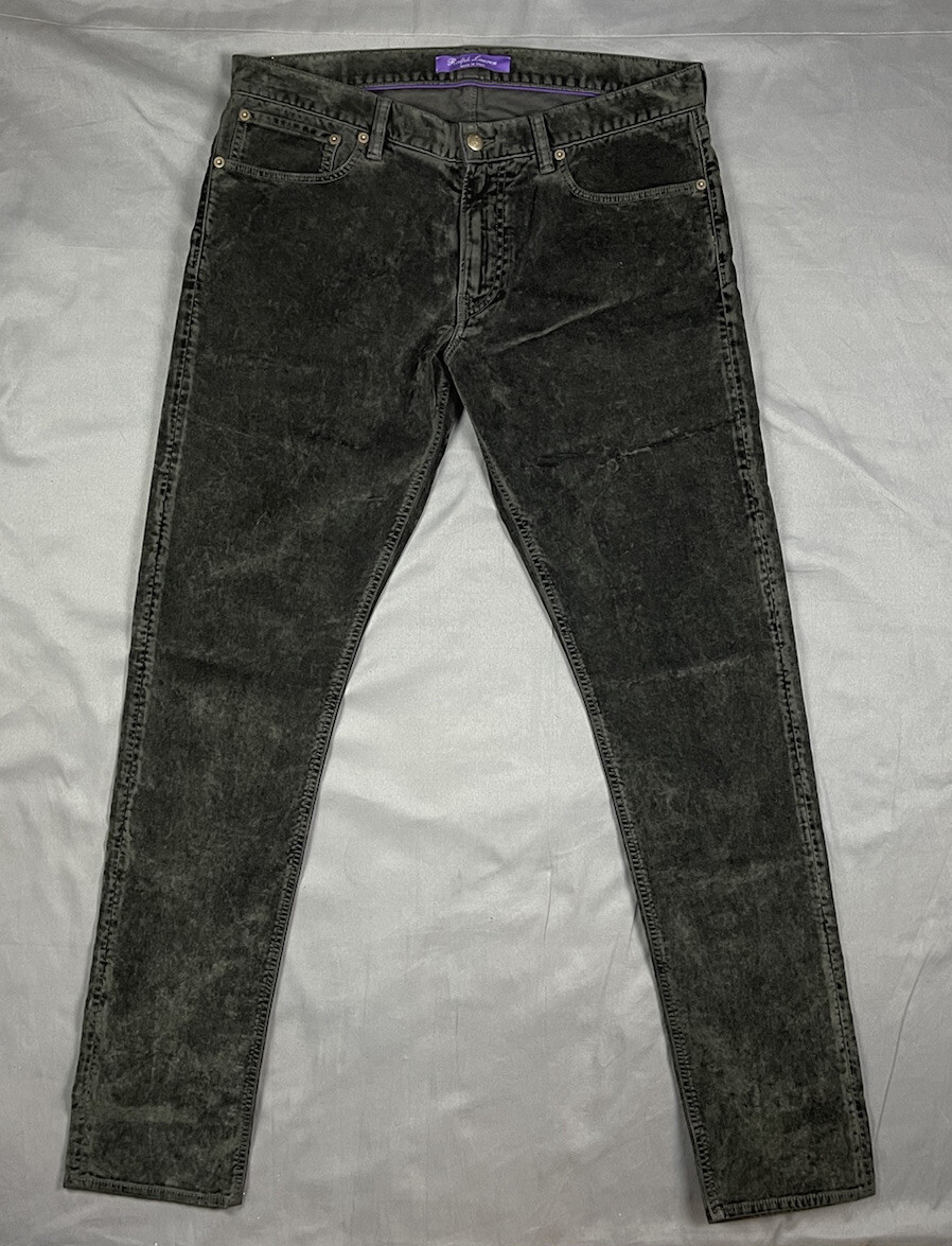 Ralph Lauren Purple Label Velvet Jeans Pants Green 34X36 | eBay Ralph Lauren Purple Label Velvet Jeans Pants Green 34X36 | eBay