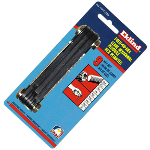 Eklind & Popular Mechanic USA 3-teiliges Set SAE Metrisch Inbus